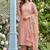 Peach designer modal cotton printed salwar suit