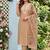 Beige designer modal cotton printed salwar suit