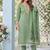 Sage green designer modal cotton printed salwar suit
