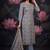 Grey designer organza handwork salwar suit with dupatta