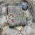 Grey designer organza handwork salwar suit with dupatta