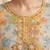 Mustard yellow designer organza handwork salwar suit with dupatta