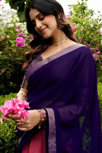Awesome Pink Zari Weaving Silk Marriage Wear Half Saree Lehenga