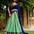 Fabulous Pista Green Zari Weaving Silk Mehendi Wear Half Saree Lehenga
