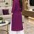 Traditional indian wear rayon fabric bandhani printed embroidery work kurta with palazzo
