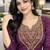 Traditional indian wear rayon fabric bandhani printed embroidery work kurta with palazzo
