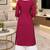 Traditional indian wear rayon fabric bandhani printed embroidery work kurta with palazzo