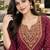 Traditional indian wear rayon fabric bandhani printed embroidery work kurta with palazzo