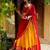 Beautiful Yellow Zari Weaving Silk Event Wear Half Saree Lehenga