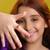 Gold plated kundan pink ring