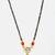 Gold plated kundan red stone mangalsutra