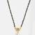 Gold plated kundan white stone mangalsutra