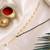 Gold plated kundan beaded white stones chain mangalsutra