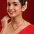 Gold plated kundan red stone mangalsutra