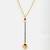 Gold plated kundan red stone mangalsutra