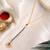 Gold plated kundan red stone mangalsutra