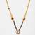 Gold plated kundan chain mangalsutra
