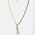 Gold plated kundan teal green mangalsutra