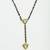 Gold plated kundan green mangalsutra