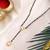 Gold plated kundan green mangalsutra