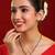 Gold plated kundan pearl chain layered mangalsutra