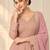 Mauve heavy georgette embroidered suit se