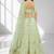 PISTA SEQUINS & EMBROIDERED ART SILK FESTIVAL LEHENGA CHOLI SET