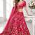 PINK SEQUINS & EMBROIDERED ART SILK FESTIVAL LEHENGA CHOLI SET