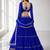 BLUE LERIYA GEORGETTE FESTIVAL LEHENGA CHOLI SET