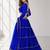BLUE LERIYA GEORGETTE FESTIVAL LEHENGA CHOLI SET