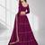 PURPLE LERIYA GEORGETTE FESTIVAL LEHENGA CHOLI SET