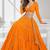 YELLOW LERIYA GEORGETTE FESTIVAL LEHENGA CHOLI SET