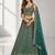 BLUE LERIYA GEORGETTE GEORGETTE WEDDING & PARTY WEAR FESTIVAL LEHENGA CHOLI SET