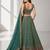 BLUE LERIYA GEORGETTE GEORGETTE WEDDING & PARTY WEAR FESTIVAL LEHENGA CHOLI SET