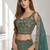 BLUE LERIYA GEORGETTE GEORGETTE WEDDING & PARTY WEAR FESTIVAL LEHENGA CHOLI SET