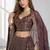LIGHT PURPLE SEQUINS & EMBROIDERED GEORGETTE FESTIVAL LEHENGA CHOLI SET