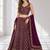 PURPLE SEQUINS & EMBROIDERED GEORGETTE FESTIVAL LEHENGA CHOLI SET
