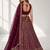 PURPLE SEQUINS & EMBROIDERED GEORGETTE FESTIVAL LEHENGA CHOLI SET