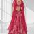 PINK SEQUINS & EMBROIDERED CHINNON FESTIVAL LEHENGA CHOLI SET