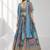 SKY SEQUINS & EMBROIDERED CHINNON FESTIVAL LEHENGA CHOLI SET