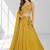 YELLOW SEQUINS & EMBROIDERED GEORGETTE FESTIVAL LEHENGA CHOLI SET