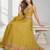 YELLOW SEQUINS & EMBROIDERED GEORGETTE FESTIVAL LEHENGA CHOLI SET