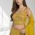 YELLOW SEQUINS & EMBROIDERED GEORGETTE FESTIVAL LEHENGA CHOLI SET