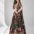 BLACK SEQUINS & EMBROIDERED CHINNON FESTIVAL LEHENGA CHOLI SET