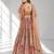 BEIGE SEQUINS & EMBROIDERED CHINNON FESTIVAL LEHENGA CHOLI SET