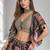 BLACK SEQUINS & EMBROIDERED CHINNON FESTIVAL LEHENGA CHOLI SET