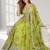 NEON SEQUINS & EMBROIDERED DIGITAL PRINT ORGANZA FESTIVAL LEHENGA CHOLI SET