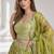 NEON SEQUINS & EMBROIDERED DIGITAL PRINT ORGANZA FESTIVAL LEHENGA CHOLI SET