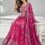 PINK SEQUINS & EMBROIDERED DIGITAL PRINT ORGANZA FESTIVAL LEHENGA CHOLI SET
