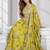 YELLOW SEQUINS & EMBROIDERED DIGITAL PRINT ORGANZA FESTIVAL LEHENGA CHOLI SET